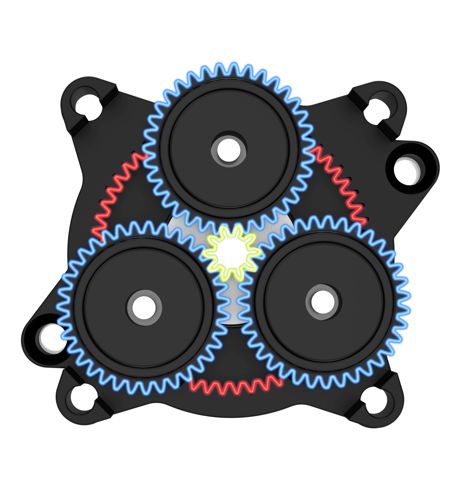 3D Extruder Artemis shows gear meshing